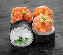 Тартар с лососем