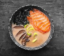 Мисо-суп с лососем