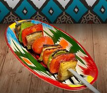 Овощи на мангале