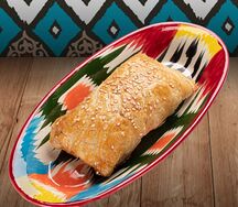 Самса с курицей и сыром