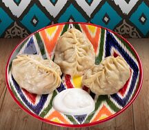 Манты с мясом