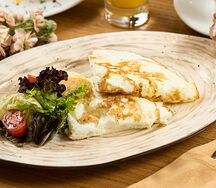 Омлет белковый и микс салата