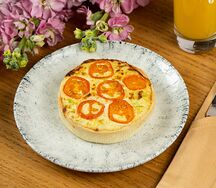 Киш с луком-порей