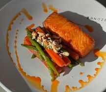 Стейк из лосося