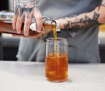 Холодный черный кофе