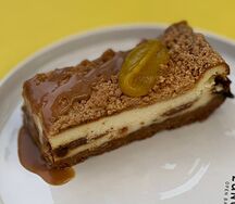 Яблочный чизкейк