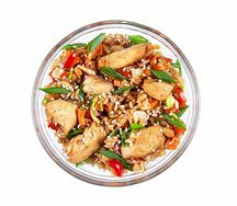 Тяхан с курицей