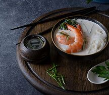 Сливочный суп с креветками