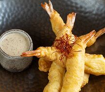 Тигровые креветки в панировке