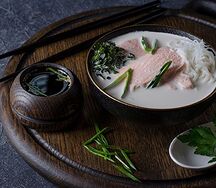 Сливочный суп с Лососем