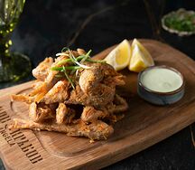 Черноморская барабуля в хрустящей панировке