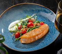 Стейк из лосося