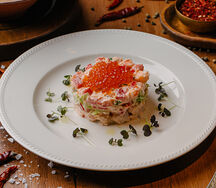 Из краба и креветок