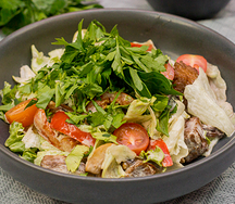 Салат Теплый с телятиной