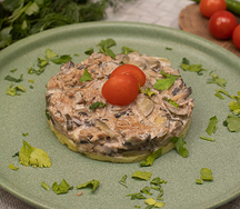 Бефстроганов с картофельным пюре