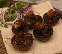 Шампиньоны на углях