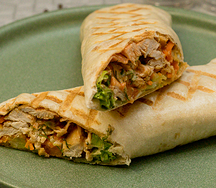 Шаурма со свининой большая