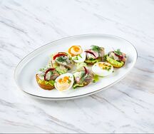 Сельдь с золотым картофелем