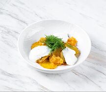 Картофель с щучьей икрой