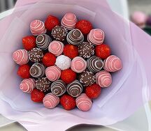 Букет из клубники в шоколаде Эйфория М