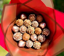 Букет из клубники в шоколаде Хардкор S