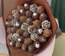 Букет из клубники в шоколаде Хардкор М