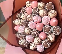 Букет из клубники в шоколаде Три желания М