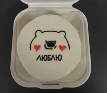 Бенто-торт с дизайном Мишка