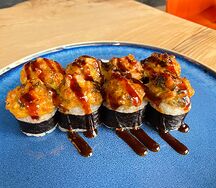 Запеченный ролл Красный карри