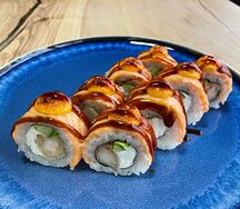 Запеченная Филадельфия с креветкой