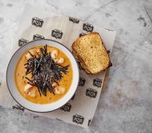 Биск с лангустинами