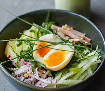 Окрошка с прошутто