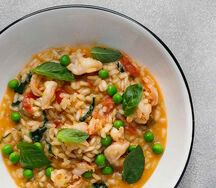 Ризотто с креветками