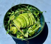 Салат Зелёный с авокадо