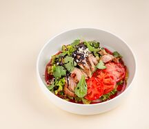 Салат с индейкой на углях