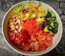 Поке с лососем