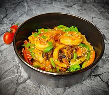 Удон с морепродуктами