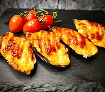 Мидии запеченные