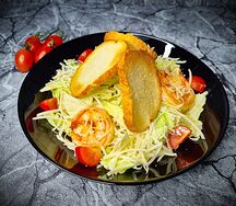 Цезарь с тигровыми креветками