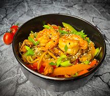 Фунчоза с морепродуктами