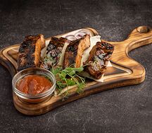 Ребра на гриле с соусом Барбекю 