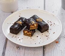 Батончик с растительным протеином а-ля-сникерс 