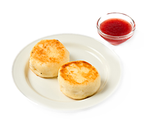 Сырники с клубникой 2 шт 140/20 г