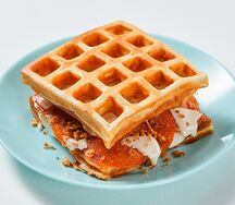 Вафля с пепперони