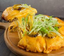 Пицца Бургер-пицца