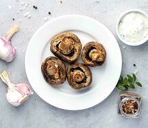 Шашлычок из шампиньонов