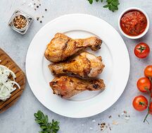 Шашлык из куриной голени