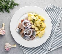 Сельдь с картофелем