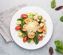 Цезарь с креветками