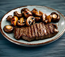 Шампиньоны с говядиной